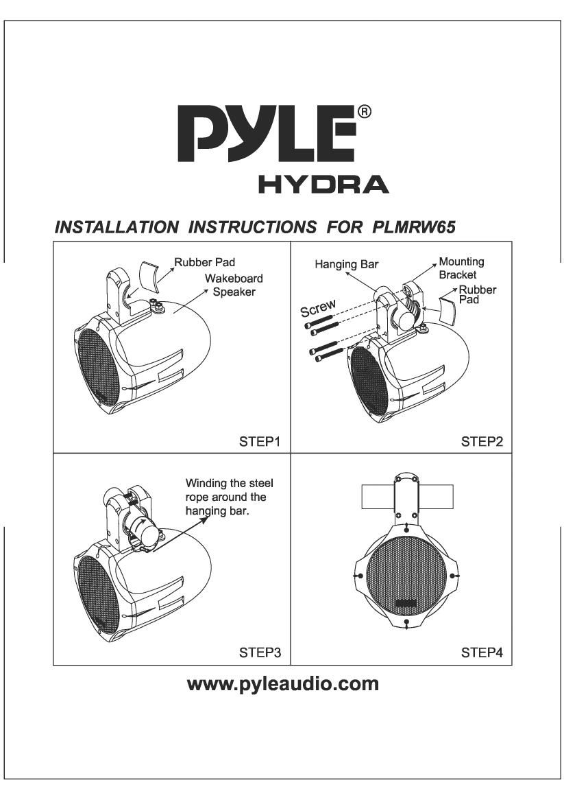 pyle plmrw 65 owners manual