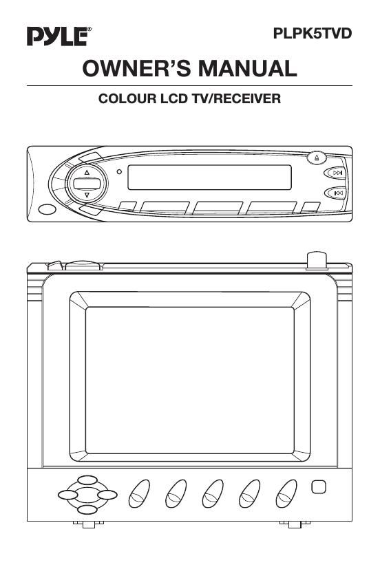 pyle plpk 5 tvd 1 owners manual