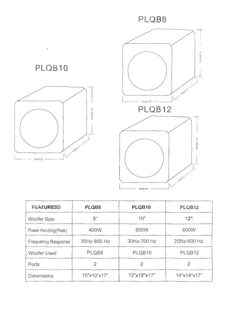 pyle plqb 10 owners manual