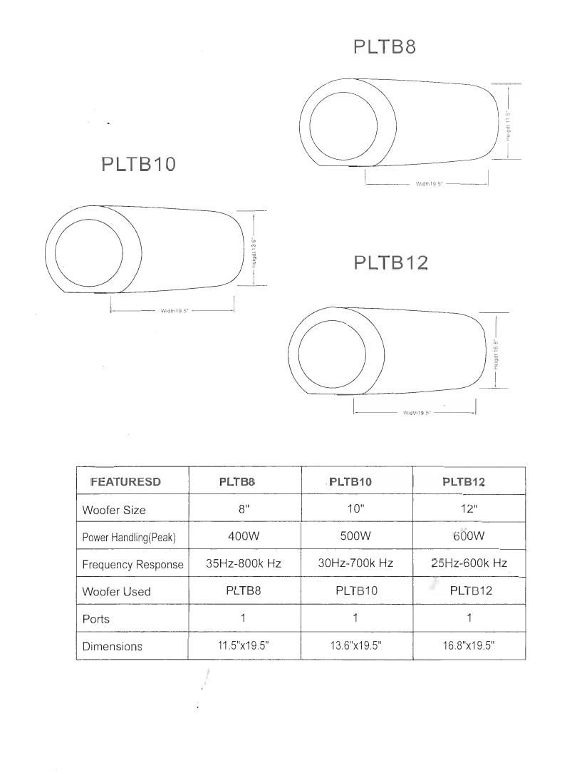 pyle pltb 10 owners manual