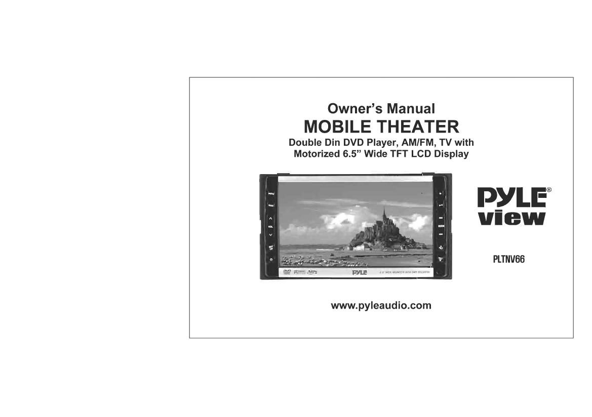 pyle pltnv 66 owners manual