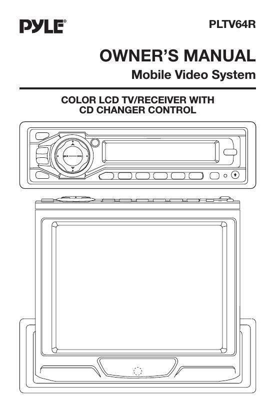 pyle pltv 64 r owners manual