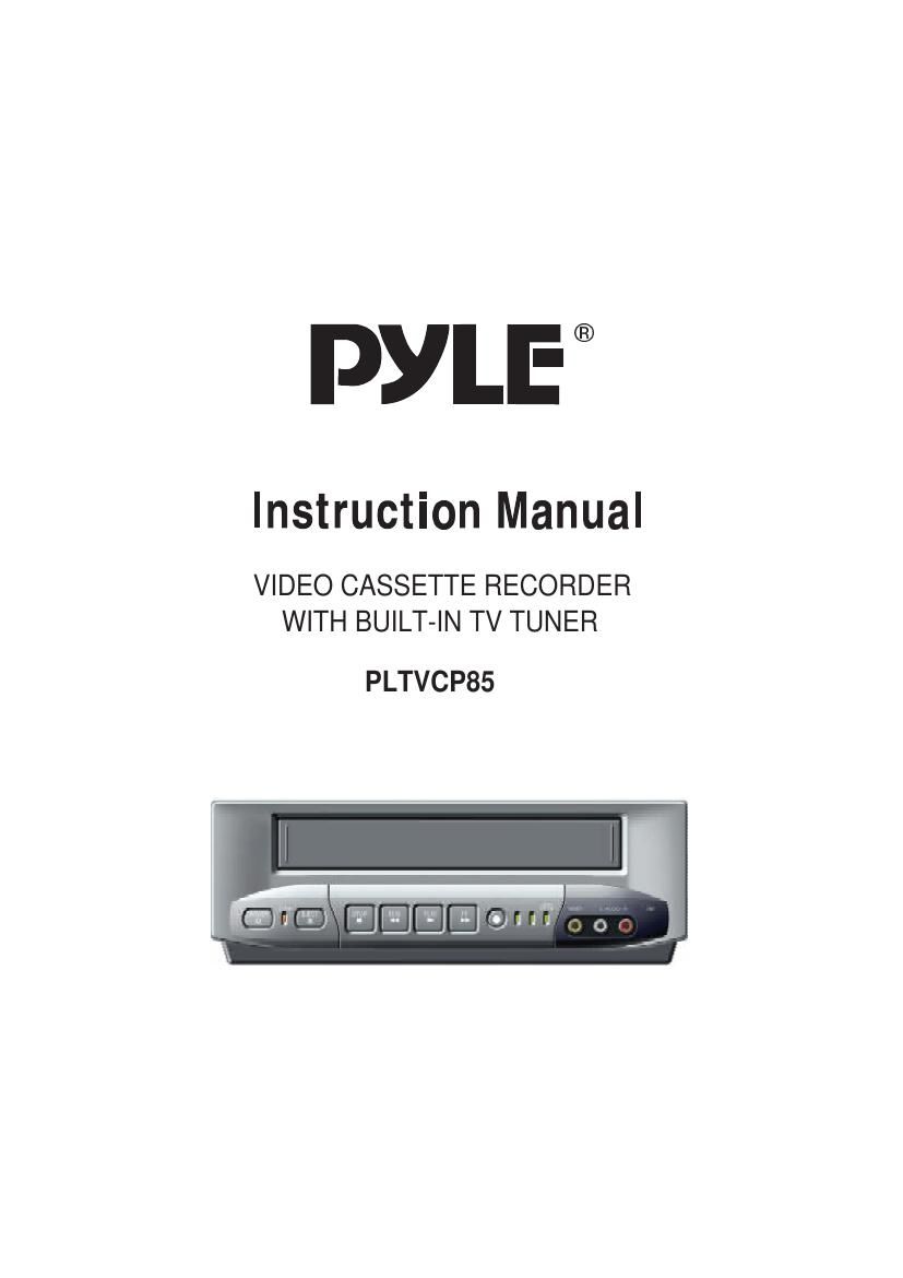 pyle pltvcp 85 owners manual