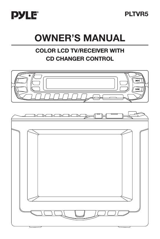 pyle pltvr 5 owners manual