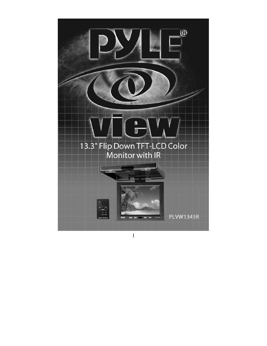 pyle plvw 1345 r owners manual