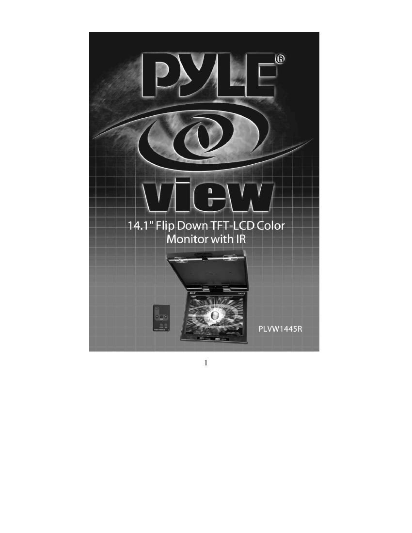 pyle plvw 1445 r owners manual