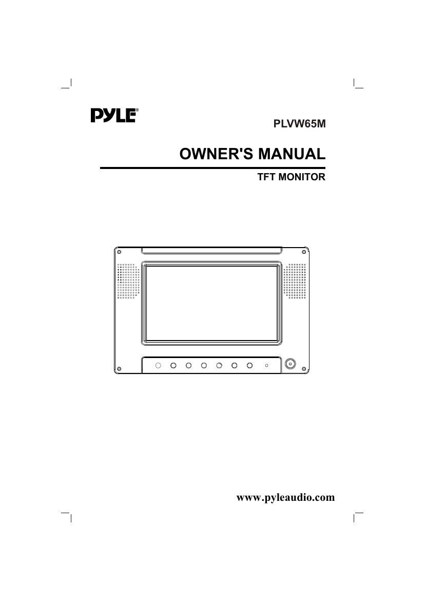 pyle plvw 65 m owners manual