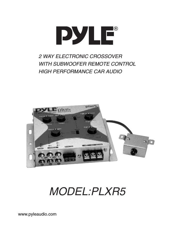 pyle plxr 5 owners manual