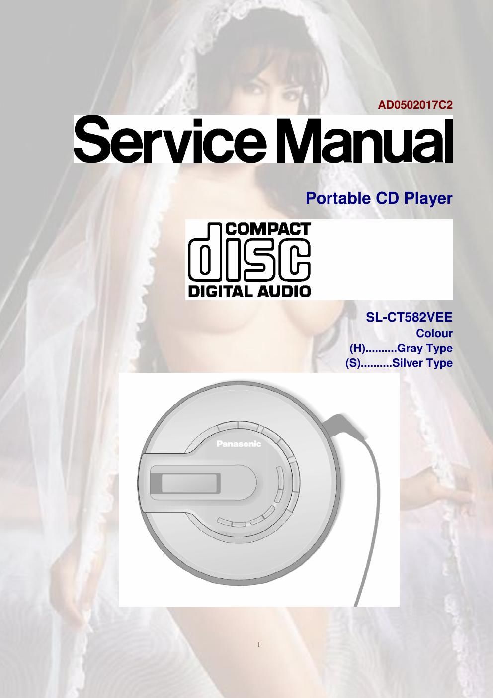 panasonic sl ct 582 vee service manual