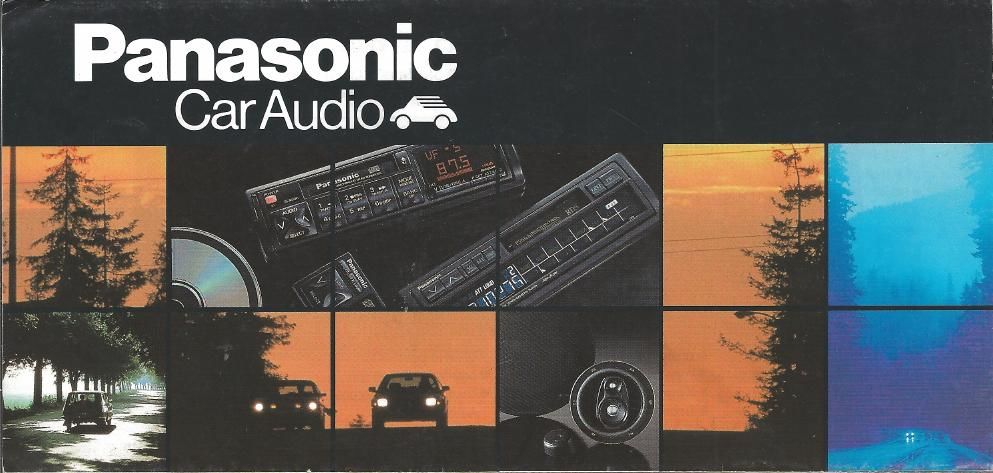 panasonic car audio 1990