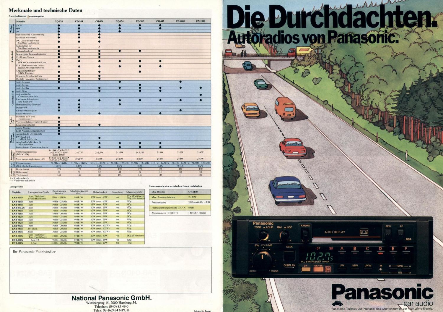 panasonic catalogs 1980 panasonic auto