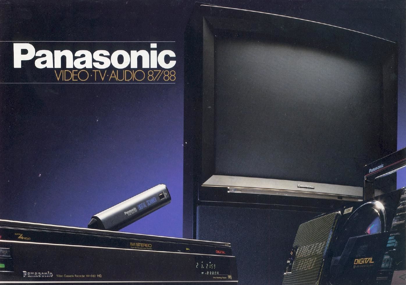 panasonic catalogs 1987 88 panasonic