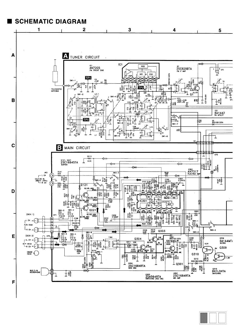 panasonic ft 570 schematic