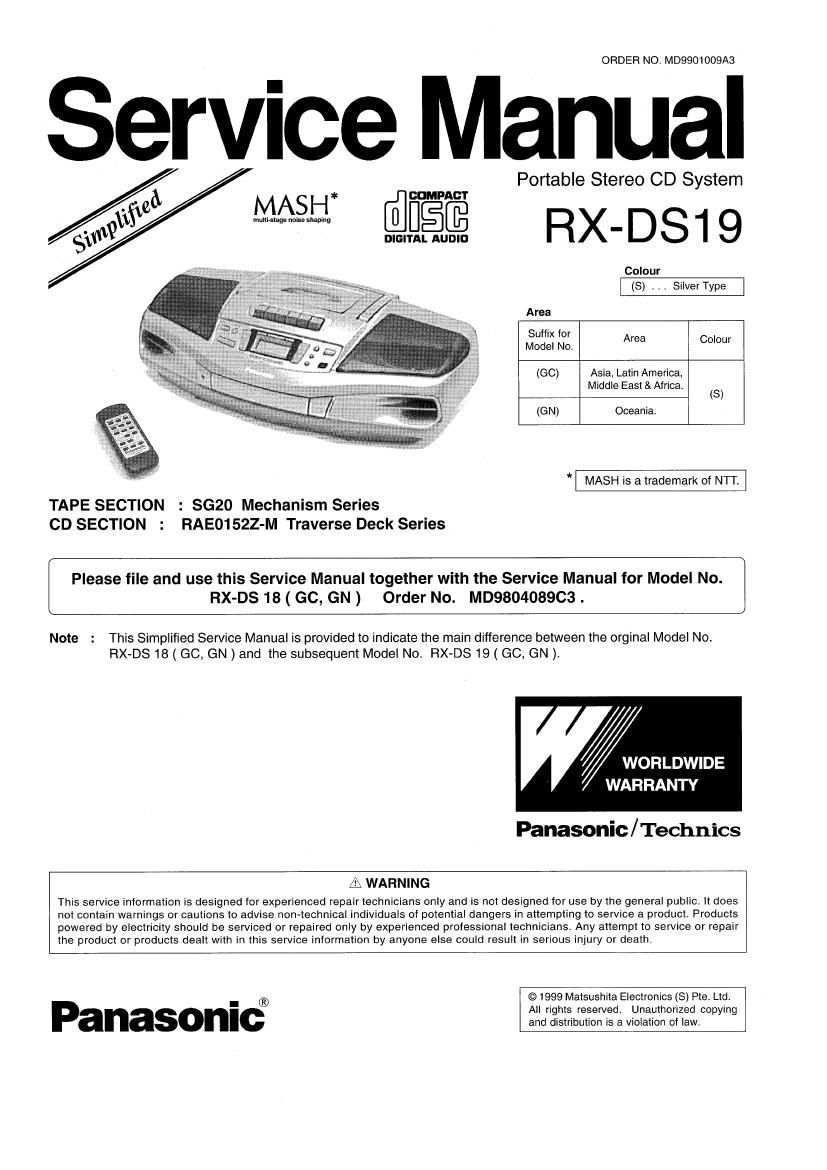 panasonic rx ds19