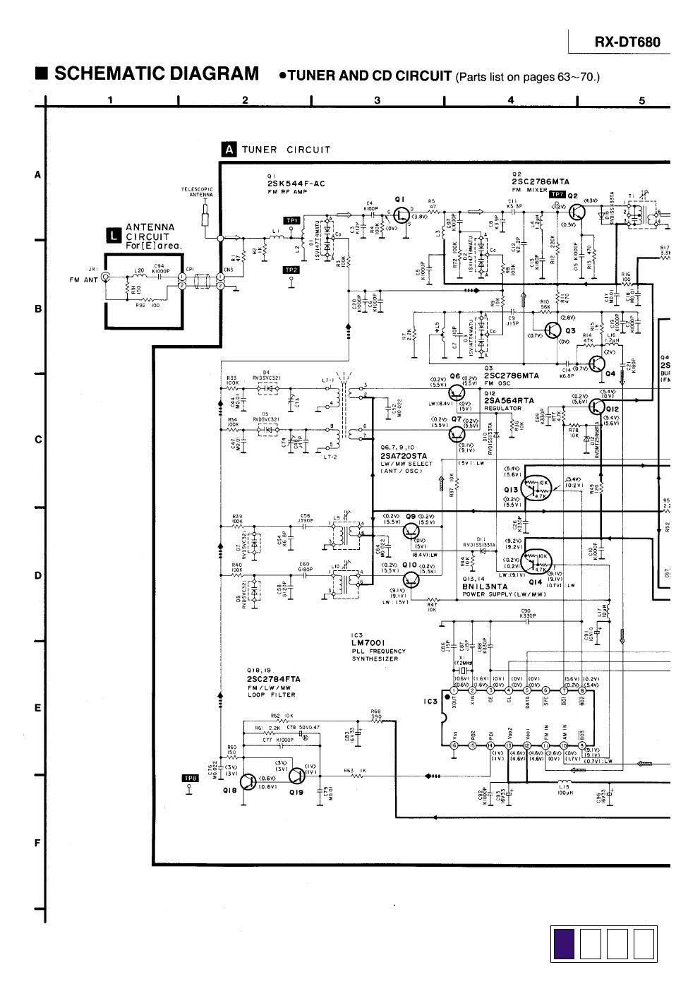 panasonic rx dt680