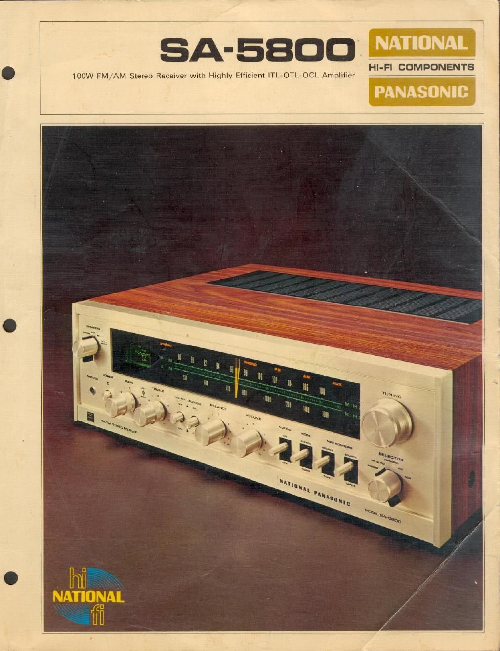 panasonic sa 5800