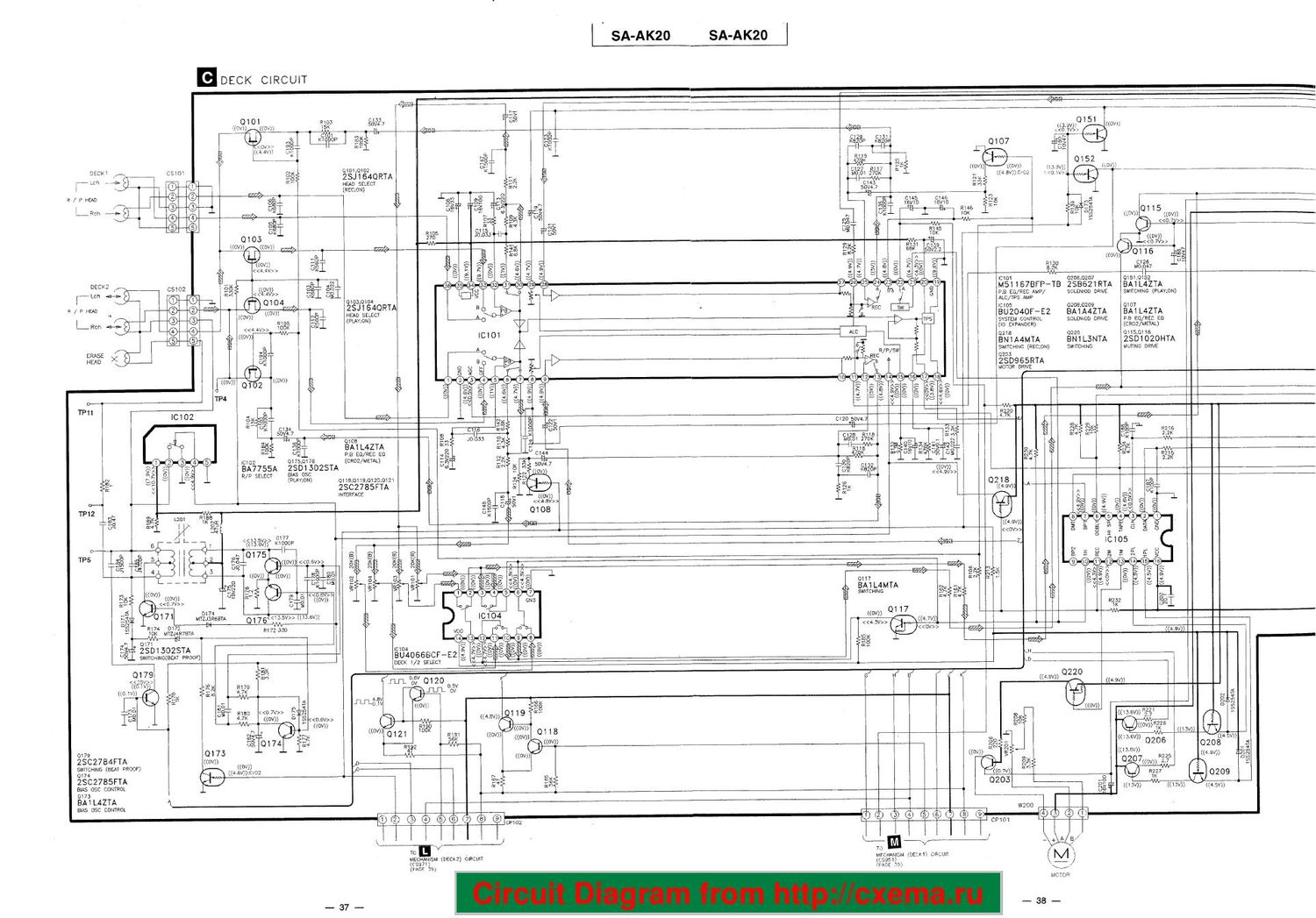 panasonic sa ak 20 service manual