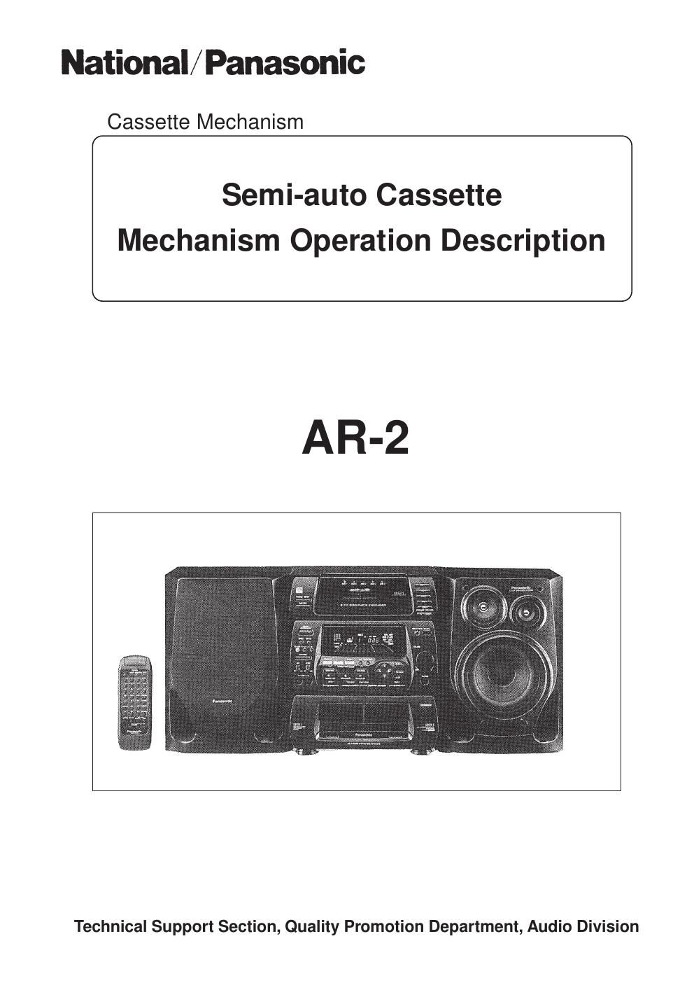 panasonic sa ak 44 service manual