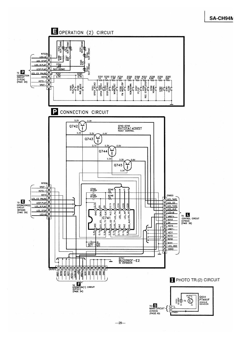 panasonic sa ch94n schematics