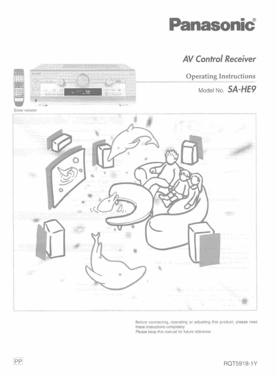 panasonic sa he 9 owners manual