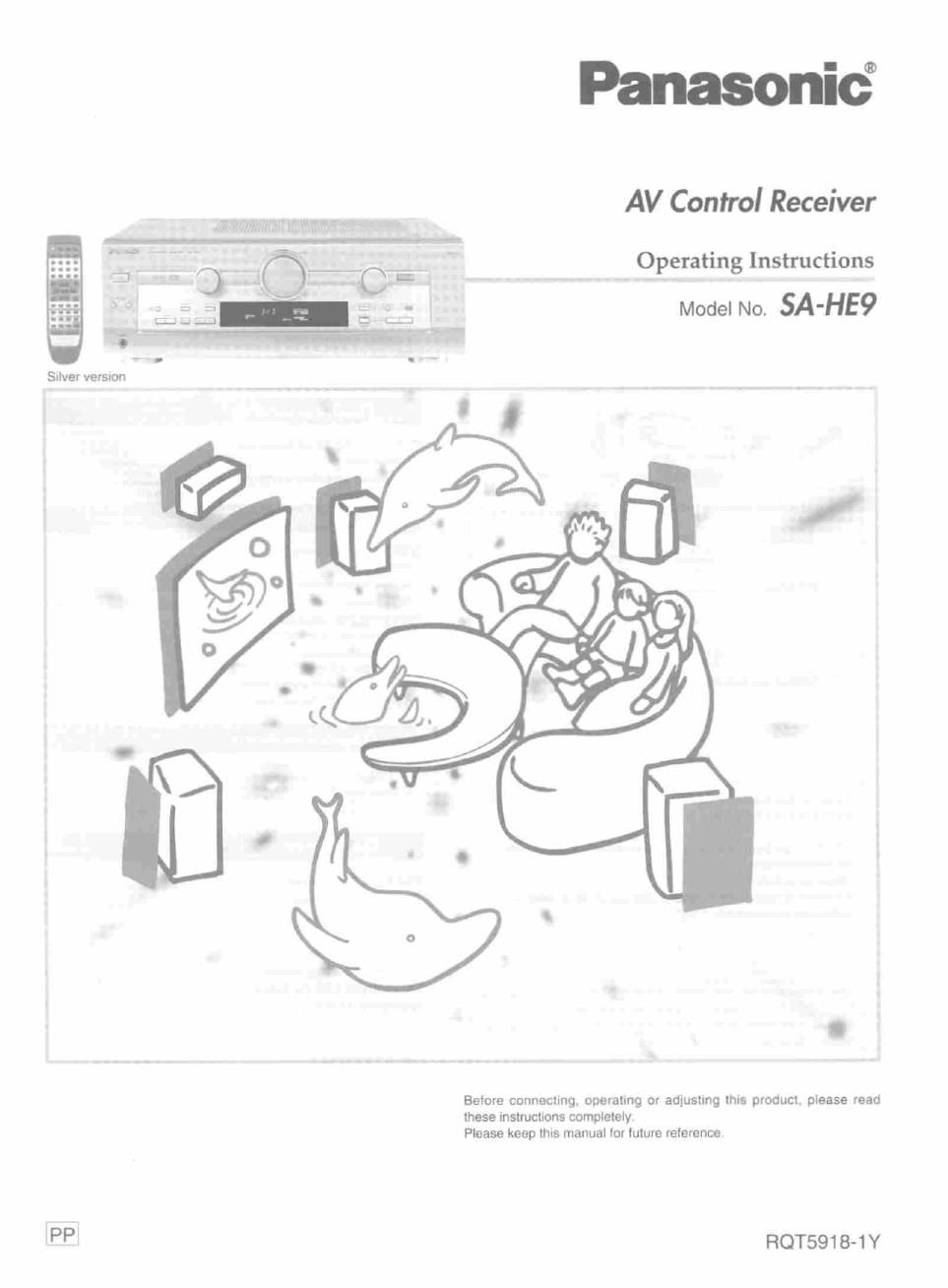 panasonic sa he 9 owners manual