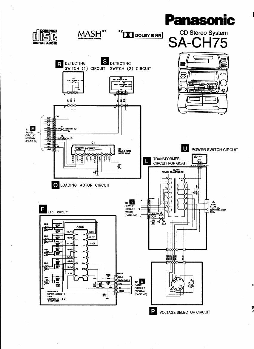 panasonic sach75 panasonic