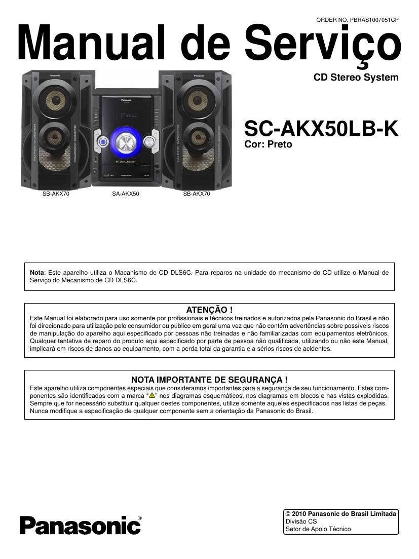 panasonic SC AKX50LB K