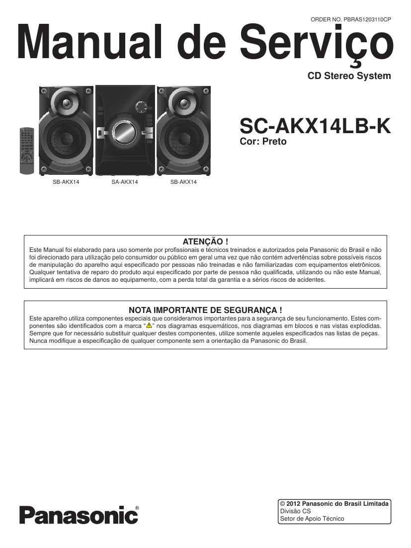 panasonic sc akx14lb k