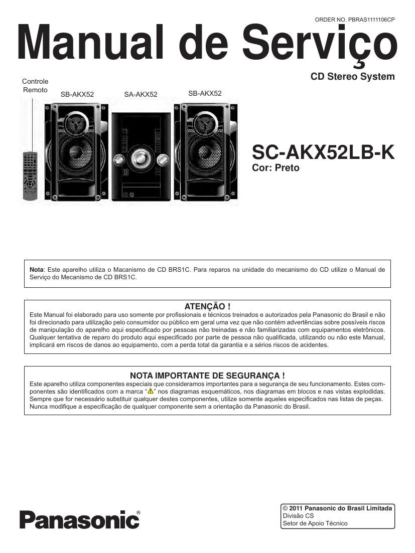 panasonic sc akx52lb k