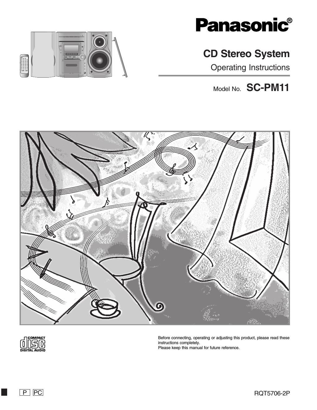 panasonic sc pm 11 owners manual