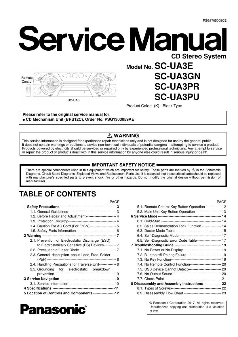 panasonic sc ua3