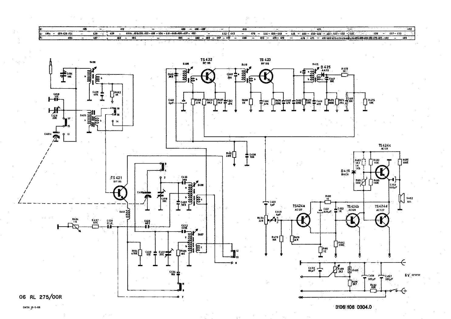 philips 06 rl 275 schematic