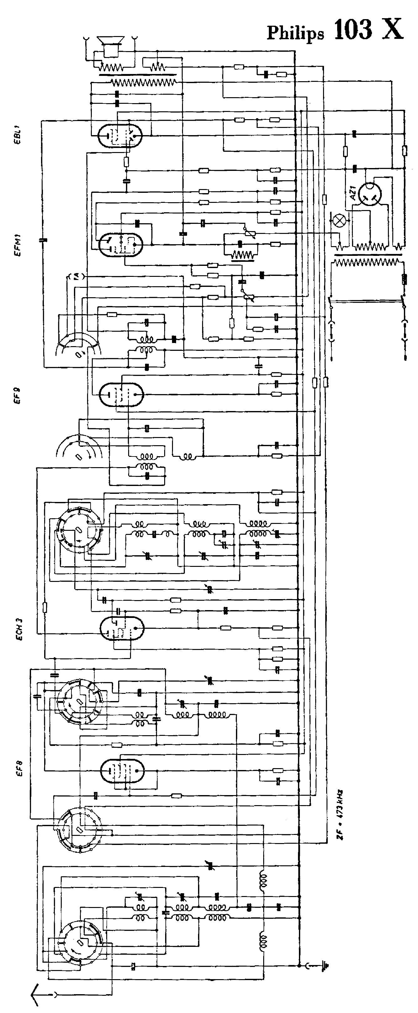 philips 103 x schematic