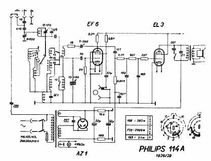 philips 114 a schematic