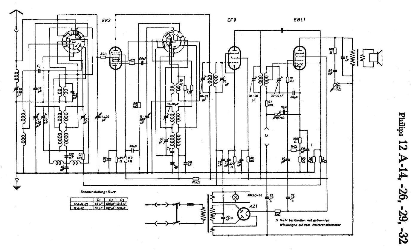 philips 12 a schematic