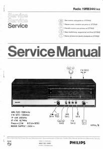 philips 19 rb 344 service manual