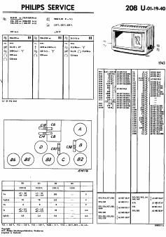 philips 208 u service manual