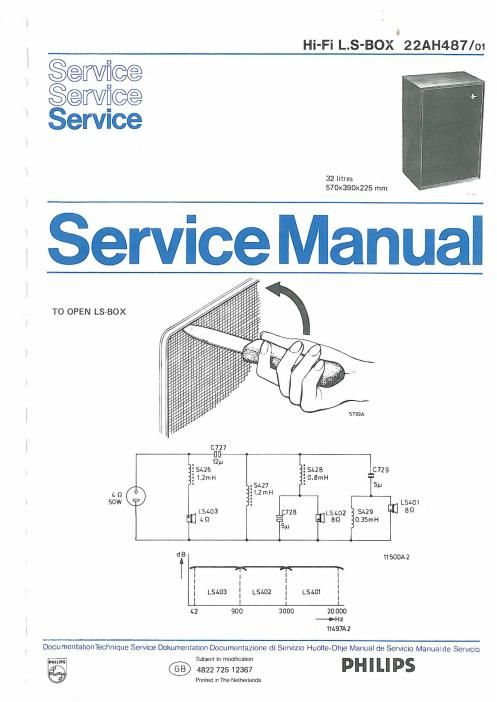 philips 22 ah 487 service manual
