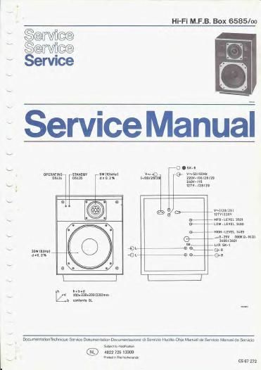 philips 22 ah 585 service manual