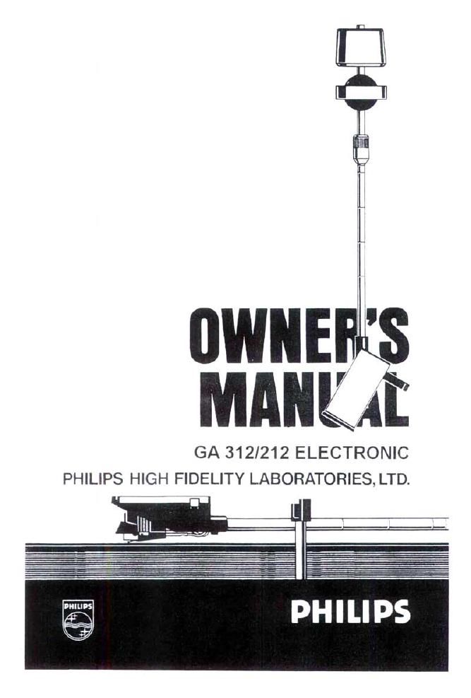 philips 22 ga 212 312 owners manual 2