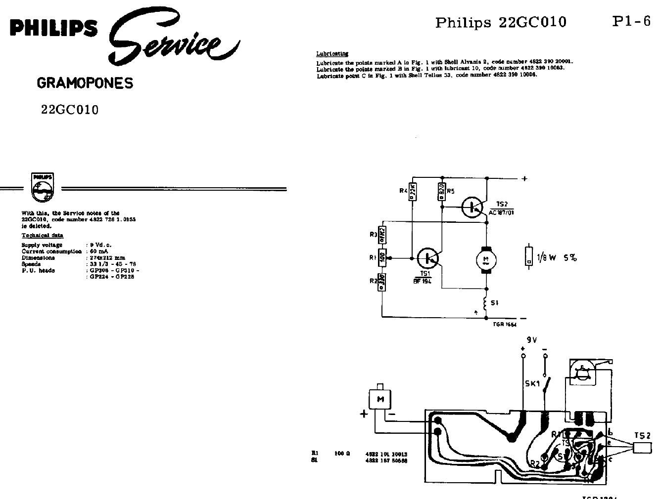 philips 22 gc 010 service manual