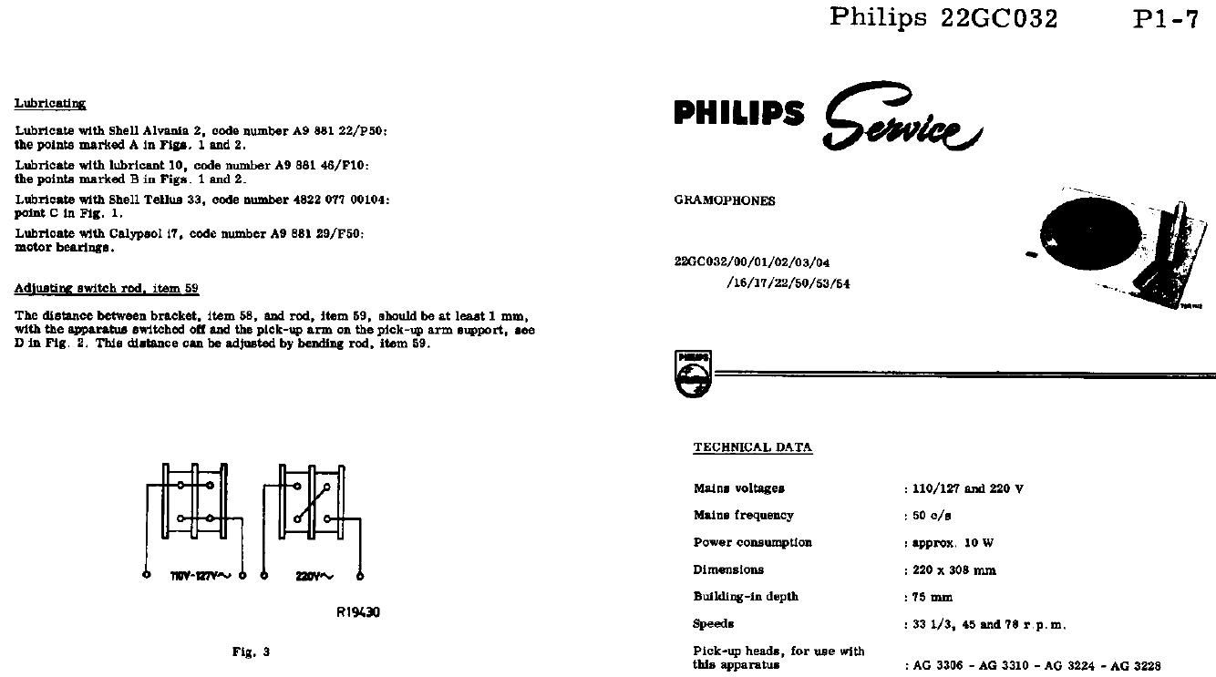 philips 22 gc 032 service manual