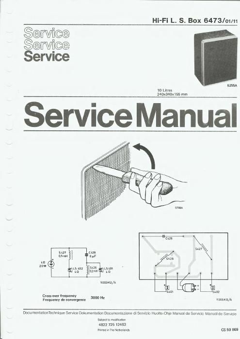 philips 22 rh 473 service manual