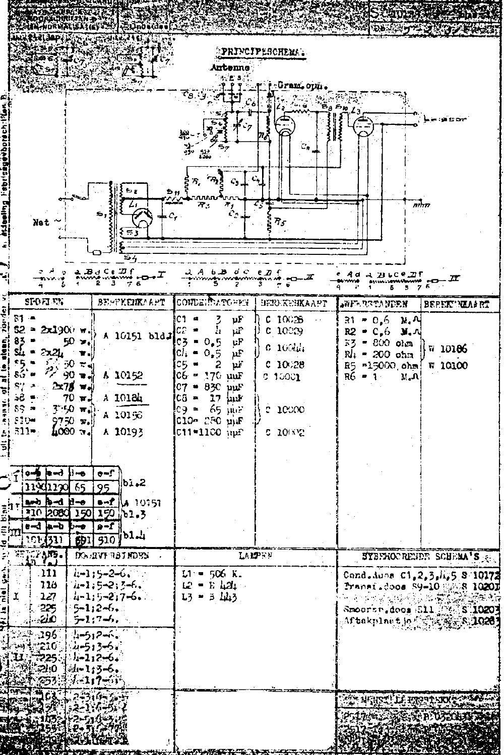 philips 2523 schematic