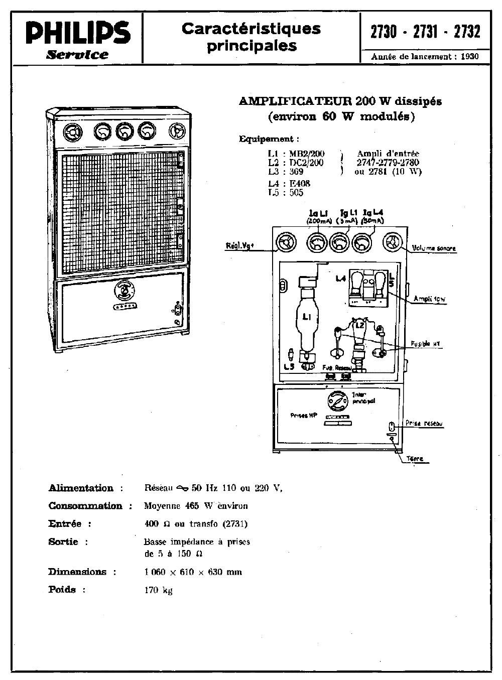 philips 2730 schematic