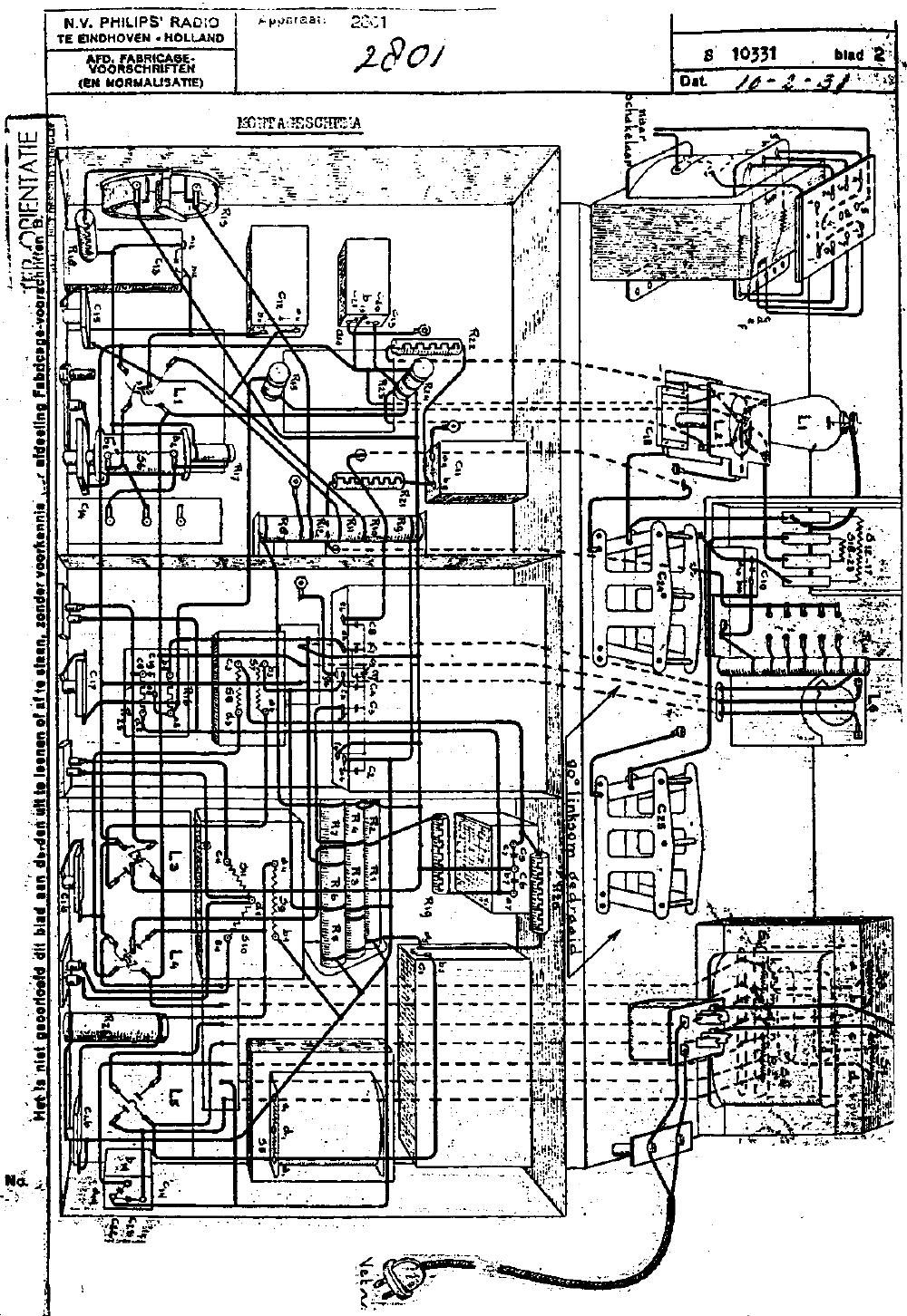 philips 2801 schematic