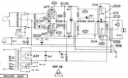 philips 2820 schematic