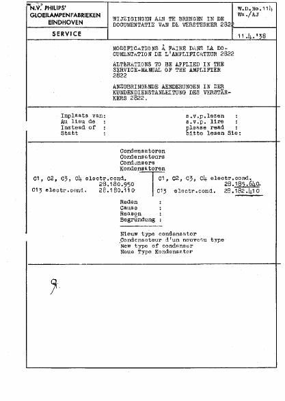 philips 2822 service manual