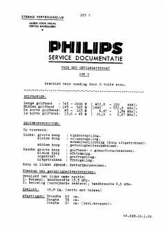philips 283 v service manual