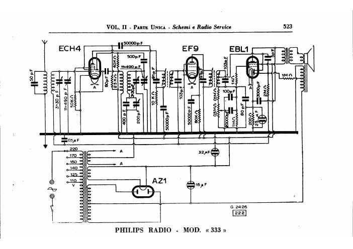 philips 333 schematic